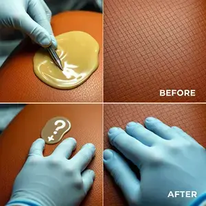 Professional cleaning in progress showing before and after comparison